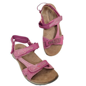 Earth Origins Barkley Suede Sandals Red